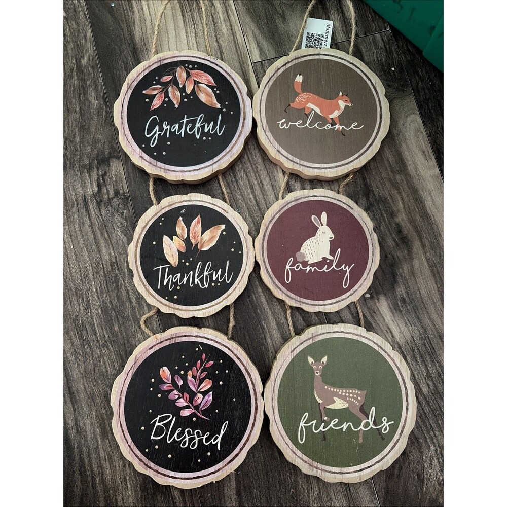 Fall Wall Hangings Two Pc Set